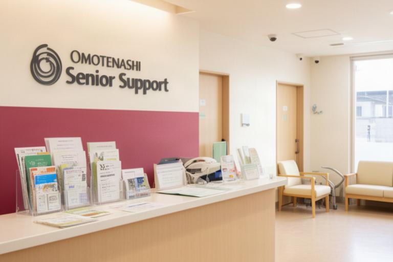府中市朝日町通りにあるシニア情報センター窓口の様子